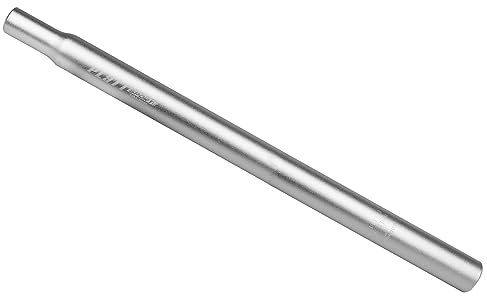 PLATT Bike Seatpost 25.4/27.2/28.2/30.8/31.6 450mm Aluminum Alloy Bicycle Seat Post for BMX MTB Road Bike (Silver, 27.2*450mm)