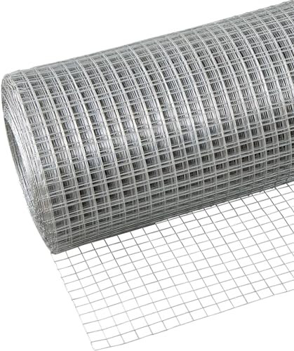1 x 9 m 304 rete metallica in acciaio inox per recinzione rotolo saldatura voliera filo per uso multiuso rete metallica per protezione arvicole