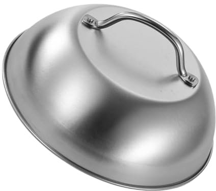 Levemolo Coperchio Per Padella in Acciaio 304 Resistente Portatile Utile Per Cucinare e Mantenere Vapore Maniglia Per Presa Facile