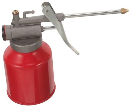 EPIGEIST Manual Oil Can Pump with Long Nozzle for Car and Motorcycle High Pressure Engine Oil Dispenser Bottle Easy Operation and Installation