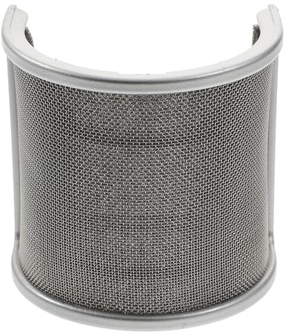 TOYZFRIENDY Filtro Antipop para Micrófono Capa de Espuma y Malla Metálica, Protector Firme Que Evita Saliva, Adecuado para Grabación Vocal y Locución