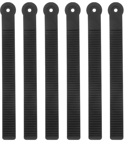 UPKOCH 6 Correas de Fijación Ajustables para Snowboard Correas de Escalera Compatibles Fijaciones de Esquí Accesorios Duraderos para Deportes de Invierno para Soporte Estable