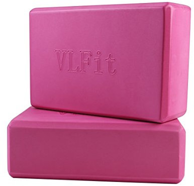 VLFit Set of 2 Hi-Density Yoga Blocks Choose Your Colour