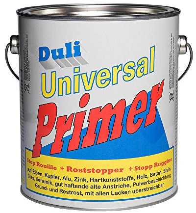 Duli Rostprimer 2,5L Grau für jeden Lack Grundierung Rostgrund Rostschutz Primer