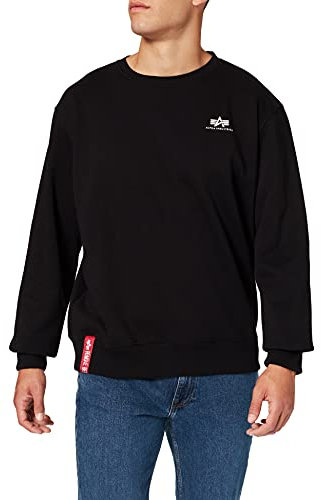 Alpha Industries Basic Sweater Small Logo Sweatshirt für Herren Black