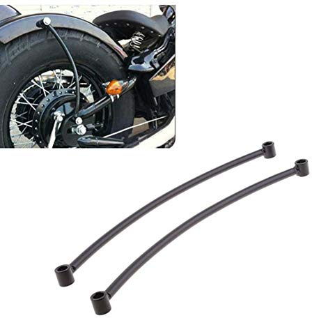 WINBST Support de Moto pour Garde-Boue arrière de Pont arrière de Garde-Boue arrière Noir rétro