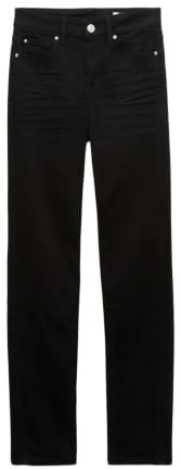 Marks & Spencer Jean Sienna Coupe Droite Mélange De Noir UK 14 (EU 42)