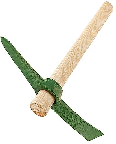 TOYANDONA Gardening Hoe Reinem Mit Holzgriff Grabespitzhacke Für Gartenarbeit Und Wurzelentfernung Tragbar Und Langlebig Für Effektives Gärtnern