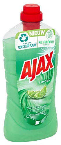 8er Pack - AJAX Allzweckreiniger Limoen - 1 Liter