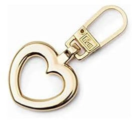 Prym 482372 Fashion-Zipper Herz goldfarbig, Metallic, gold-colored