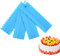 Hotype Lisseur a Gateau Grattoir, Grattoir à Gâteau pour Crème à Beurre, Lisseur Patisserie Décorateur, pour Bords Lissage de Gâteau Pâte Décoration Glaçage et Crème, Cuisine Moule de DIY, 4Pcs