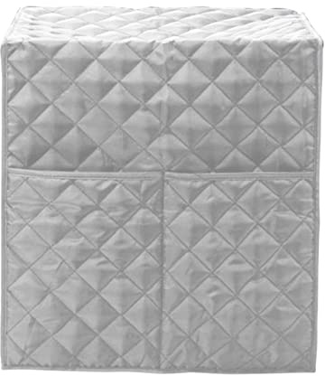predolo Funda para cafetera, Fundas para electrodomésticos de Cocina, Impermeable, Lavable a máquina con Bolsillos, Funda para cafetera, para café, Gris