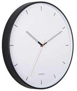 Karlsson Wanduhr aus Metall Calm, 38 x 4,5 x 30 cm