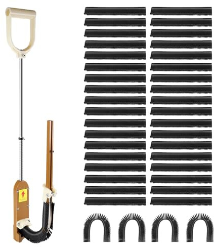 Underfloor Heating Floor Pipe Emplacement Tacker Gun with 2200 Pcs Foamboard Staples, Stapler for Underfloor Heating for 1″ & 2″ Foamboard Fast and Easy Installation for Floor Heating Systems