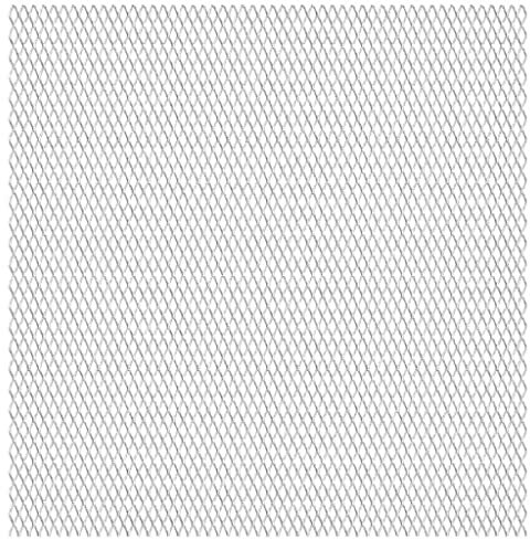 vidaXL Gittermatte Edelstahl 100x85 cm 30x17x2,5 mm Streckmetall Drahtgitter