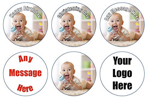 Step2 24 Pack Personalised Edible Cupcake Toppers