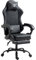 TITANO Gaming Stuhl, Ergonomischer Bürostuhl mit Verstellbarer Höhe, Lenden- & Memory-Foam-Kopfkissen, Armlehnen und Fußstütze, Racing PC Stuhl bis 120kg Belastbar (Schwarz)