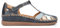 Pikolinos Halboffene Schuhe in Leder CADAQUES für Frauen Farbe Ocean
