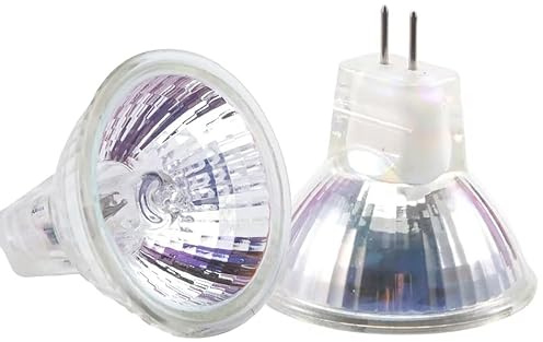 UGEFKMQ Halogen glödlampa Mr11 halogenlampa Mr11 Gu4, 6V, 5W, 10 W, 20W, plats, öppen front, glödlampa Mr11 Gu4, tvåstifts bas, 10W, 1 st