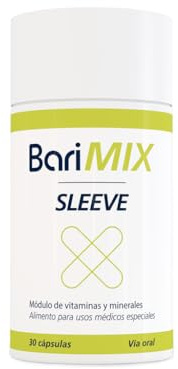 BARIMIX SLEEVE PACK 3, multivitaminas y multiminerales para pacientes bariátricos intervenidos de cirugía bariátrica restrictiva. Bote de 30 cápsulas, 1 cápsula al día. Tratamiento de 3 meses