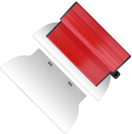 Spatule en Acier Inoxydable Spatule de Lissage pour Sèche Manche Ergonomique pour Sèche 25CM