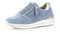 Gabor Damen Low-Top Sneaker, Frauen Halbschuhe,Komfortable Mehrweite (H),Turnschuhe,Laufschuhe,Freizeit,Azur/Silber (perf),42 EU / 8 UK