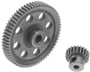 VICASKY Pignons Principaux Métalliques pour Voiture Rc 1:10 Transmission Haute Précision 2pcs (21t + 64t)
