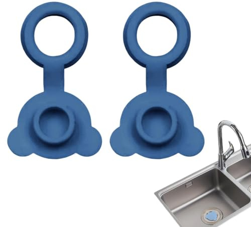 Tope De Bañera De Silicona, 2 Piezas Drenaje De La Bañera del De Drenaje, Tope para Reemplazar con Forma De Oso, Tapón De Baño para Bañeras De Bebé, Lavabos O Sistemas