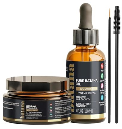 Holdes Kit de croissance des cheveux, stimulateur de du cuir chevelu et huile capillaire, kit de voyage pour cheveux lisses avec brosse, pour préparer après la douche et le coiffage