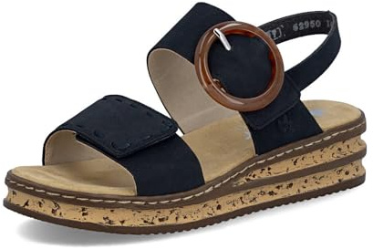 Rieker Femme Sandales 62950, Dame Sandales Fines