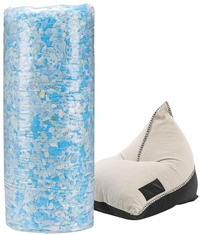 Memory Foam Fyllning För Kuddar 2,3 kg Inre Stopad Fyllning för Kuddar och | Mjuk Fyllning För Soffkuddar Inre Ersättning för Mjukisdjur, Konsthantverk, Bönsoffor och