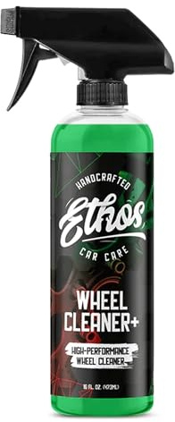 Ethos Wheel Cleaner Spray - Iron Remover Car Detailing - Rim Cleaner Spray Brake Dust, Iron Remover - Color Change Technology - Professional Strength Formula - Brake Dust Remover