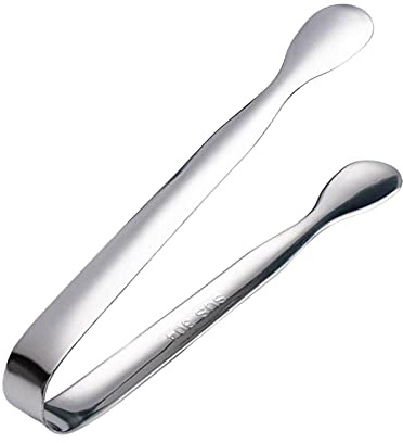 Pinzette per zucchero, in acciaio inossidabile, mini pinze da servizio di servire piccole pinze, pinze per zucchero, set da cucina, mini pinze per alimenti, dolci, pane, torte, cucina, feste