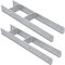 Sonnewelt 2 Stück H-anker Pfostenanker H-Pfostenträger Pfosten Stahlträger Träger Anker h anker Pfostenträger h anker 9x9 (2 Stück 91mm)