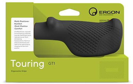 ERGON GT1 Handlebar Grips, Large, Black