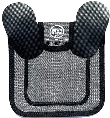 DOWN UNDER OUTDOORS Chicken Saddle with Adjustable Straps for Medium and Large Hens, Chicken Apron, Poultry Saver, Pet Supplies, Including Shoulder Cover (Grey Mesh)