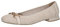 CAPRICE Damen Ballerinas Bast Elegant, Weiß (Offwhite Comb), 37 EU