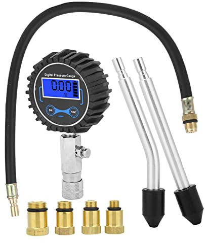 Kit De Testeur De Compression De Cylindre De Moteur 300 Psi Outil De Réparation Avec Jauge Numérique Pour Moto Voiture Et Camion – Ensemble De Manomètre Précis Pour Diagnostic Moteur