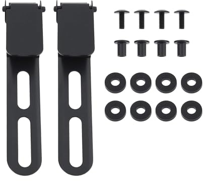 2 Pcs Fodero Coltello Con Clip Posteriore Clip per Fondina Clip per Cintura con Fondina Zyn in Nylon Resistente con Accessori Montaggio Clip Posteriore Fodero Compatibili con Kydex Ulticlip 85 x 15 mm