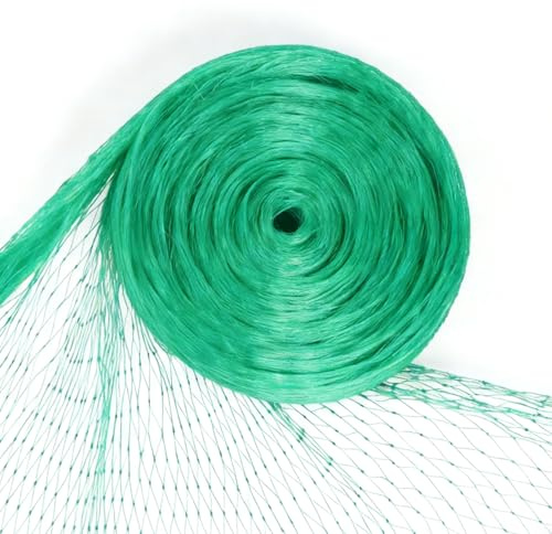 Rete Anti Piccioni, 5 m x 10 mRete Anti Uccelli per Ortopiante, laghetti | Rete di Protezione per Uccelli resistente ai raggi UV per alberi da frutto, piante, laghetti, piccioni