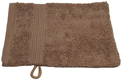 Julie Julsen Waschlappen in 23 Farben erhältlich weich und saugstark 500gsm Öko Tex 15 x 21 cm Pastell Braun