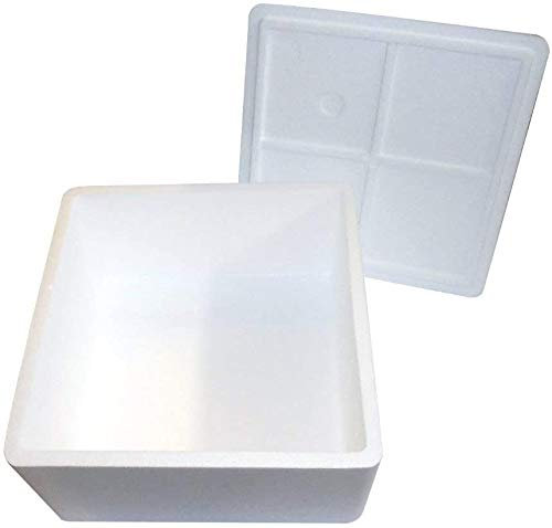 IMBALLAGGI ALIMANTARI PZ 1 SCATOLA TERMICA BIANCA QUADRATA 36 X36 ALTA CM 20 CASSA PORTA SCATOLE PIZZA IDEALE PER SPEDIZIONE TRAMITE CORRIERE