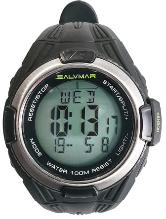 Salvimar 8000P Reloj Apnea, Negro