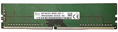 Hynix Mémoire RAM 8 Go DDR4 PC4-25600 3200 MHz 288 broches DIMM