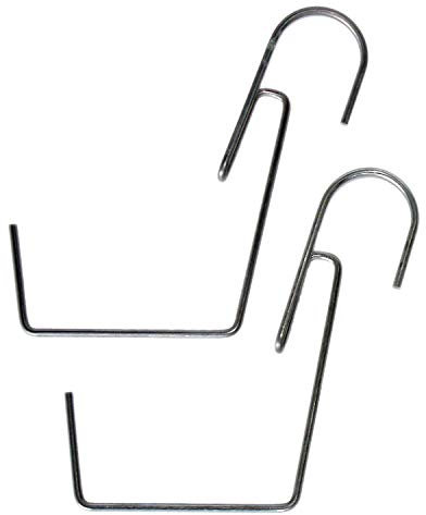 bellissa 2 Stück (1 Paar) Hochwertige Blumenkasten-Halterung – Haken für Blumenkästen – Balkonkasten-Befestigung für Blumen Standard