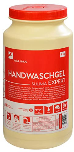 Sulima EXPERT - Handreiniger | 4 kg Profi Handwaschpaste für Werkstatt, Handwerk und Landwirtschaft | 4 Liter…