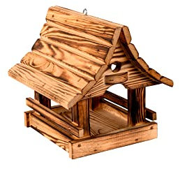 GaGaDumi Vogelfütterer Vogelhaus aus Holz (K05)