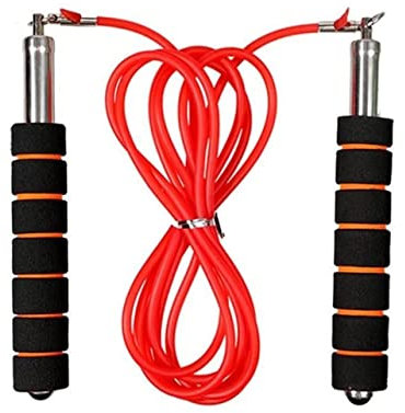 Skipping Rope Jumping Rope Speed Jump Rope Professional Men Women Gym PVC Skipping Rope Adjustable Fitness Equipment Jump ropes for fitness (Color : Rosso)