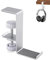 Gosknor Soporte para Auriculares de Diadema, Aleación de Aluminio Soporte para Auriculares Ajuste Universal Soporte para Auriculares de Escritorio para Almacenamiento (Plata)
