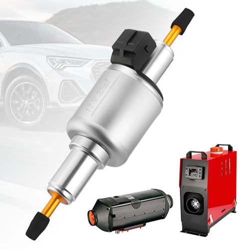 CHmiss Bomba de Combustible Diesel,Bomba de Combustible Eléctrica de 12 V,2 KW,3 KW,5 KW,8 KW,Bomba de Combustible del Calentador,Bomba de Aceite para Calentador de Estacionamiento